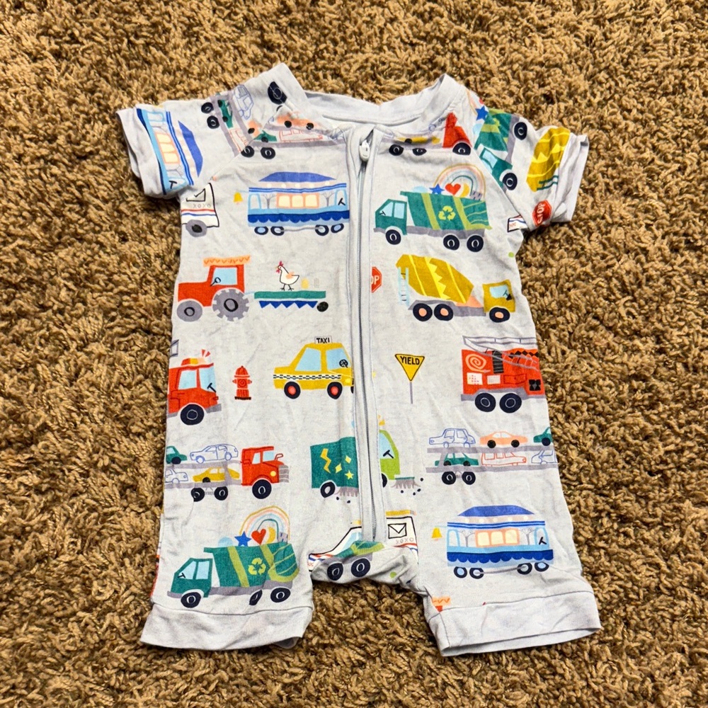 Little Sleepies Play Shortie Romper